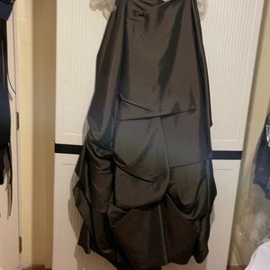 David’s Bridal Long Taffeta Skirt